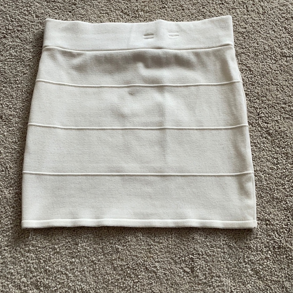 White skirt